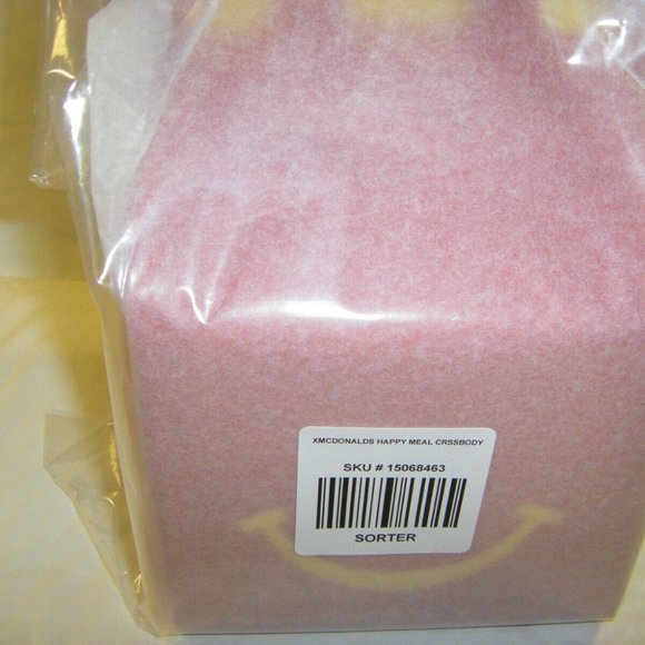 McDonald's Happy Meal Box Figural Crossbody Bag Red NEW SEALED - Picture 14 of 16